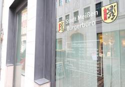 Eingang zum Bürgerbüro in der Burgstraße