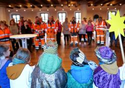 Sternsinger im Meißner Ratssaal