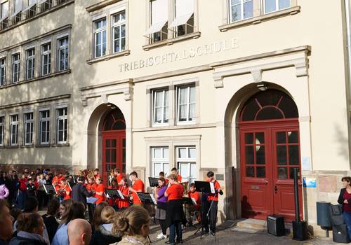 Konzert der Bläserklasse zur feierlichen Übergabe