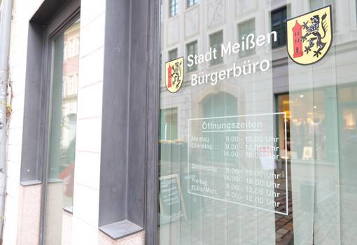 Eingang zum Bürgerbüro in der Burgstraße