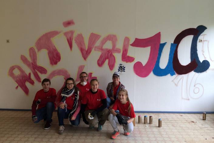 Graffiti-Workshop des Jugendstadtrates ©Jugendstadtrat